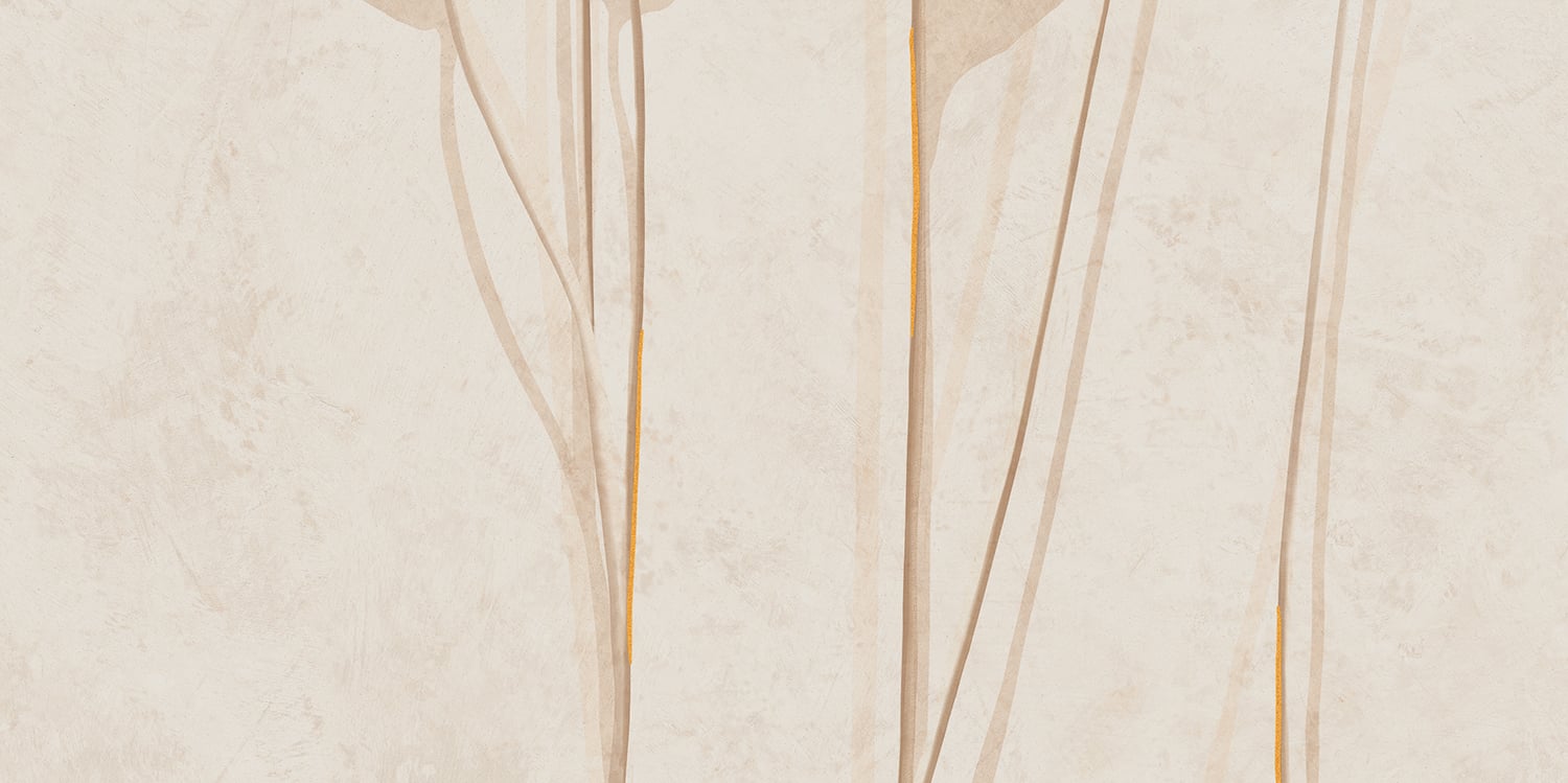 Mild-Clay-Leaves-598x1198-A-1500px.jpg Tubadzin Mild Clay Leaves A 59,8x119,8 dekor burkolólap - Image 1