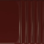 Tubadzin Groove Burgundy 2 Str. Gloss 7,8x29,8 falicsempe