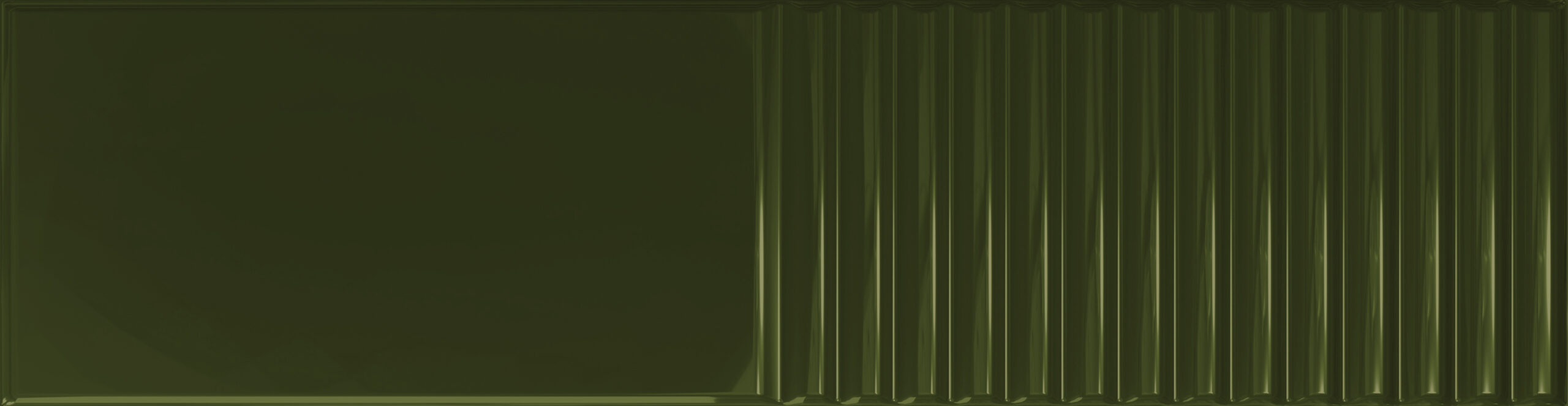 groove-olive-2-str-gloss-78-298-scaled-1.jpg Tubadzin Groove Green 2 Str.Gloss 7,8x29,8 falicsempe - Image 1