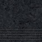 Tubadzin Zimba Stopnica Black Str. 29,6x119,8 burkolólap